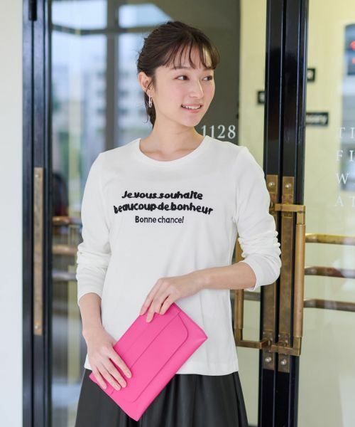 CARA O CRUZ / キャラ・オ・クルス カットソー | 洗える ロゴTシャツ【CoC by CARA O CRUZ】 | 詳細19