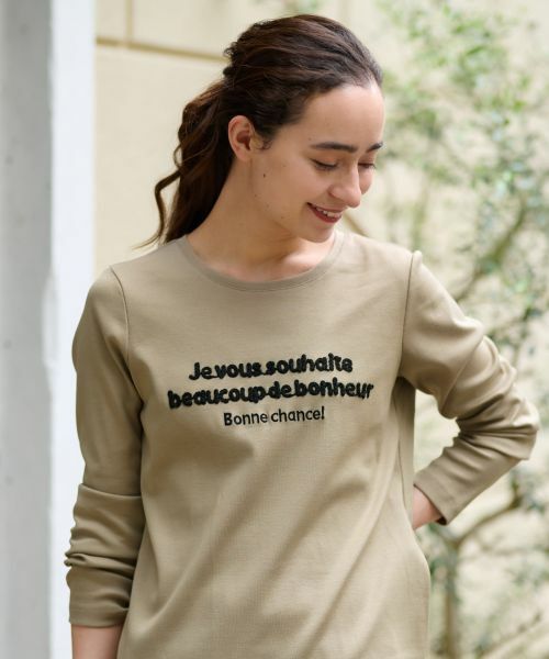 CARA O CRUZ / キャラ・オ・クルス カットソー | 洗える ロゴTシャツ【CoC by CARA O CRUZ】 | 詳細2