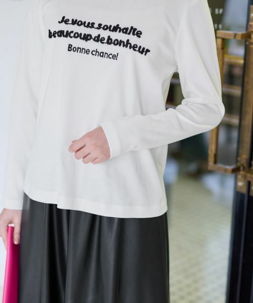 CARA O CRUZ / キャラ・オ・クルス カットソー | 洗える ロゴTシャツ【CoC by CARA O CRUZ】 | 詳細29