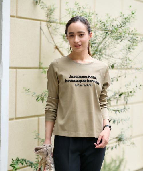 CARA O CRUZ / キャラ・オ・クルス カットソー | 洗える ロゴTシャツ【CoC by CARA O CRUZ】 | 詳細3