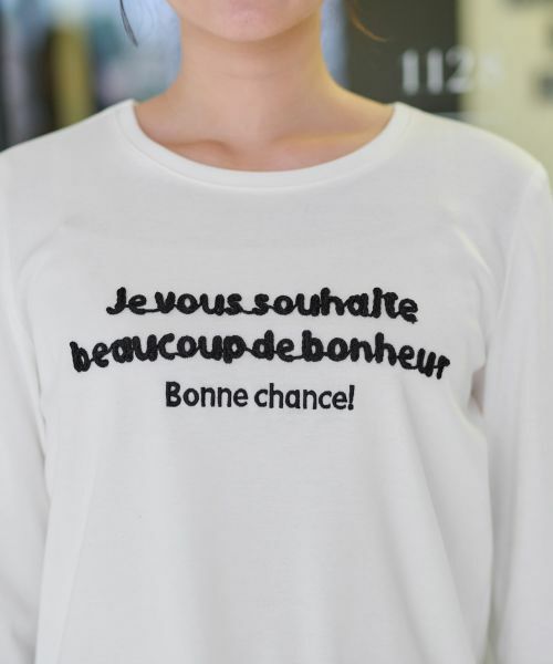 CARA O CRUZ / キャラ・オ・クルス カットソー | 洗える ロゴTシャツ【CoC by CARA O CRUZ】 | 詳細30