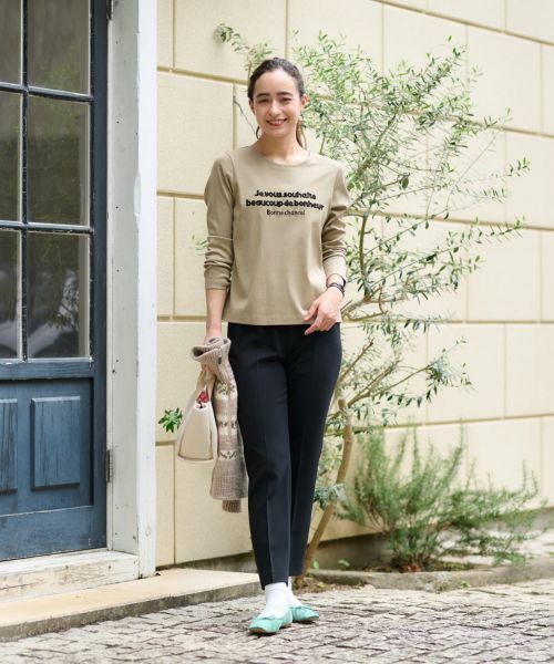 CARA O CRUZ / キャラ・オ・クルス カットソー | 洗える ロゴTシャツ【CoC by CARA O CRUZ】 | 詳細9