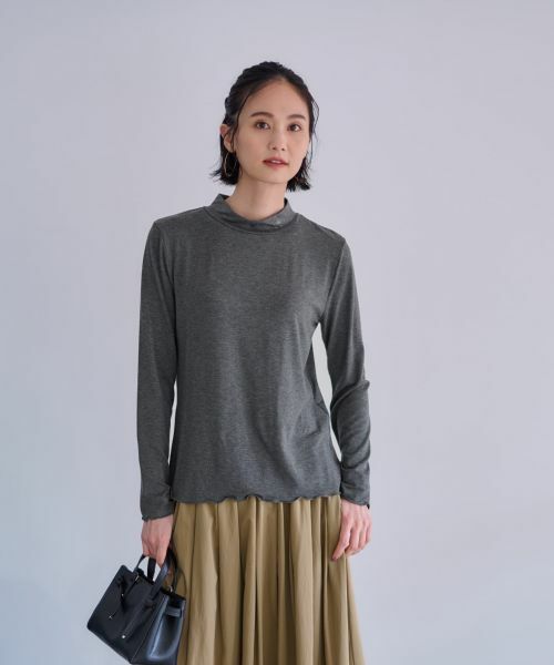 CARA O CRUZ / キャラ・オ・クルス カットソー | 洗えるハイネックカットソー【CoC by CARA O CRUZ】 | 詳細21