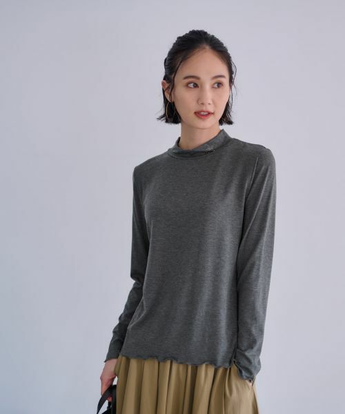 CARA O CRUZ / キャラ・オ・クルス カットソー | 洗えるハイネックカットソー【CoC by CARA O CRUZ】 | 詳細22