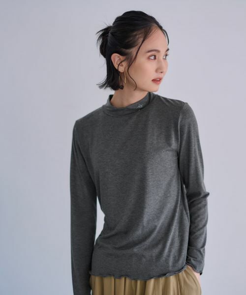 CARA O CRUZ / キャラ・オ・クルス カットソー | 洗えるハイネックカットソー【CoC by CARA O CRUZ】 | 詳細24