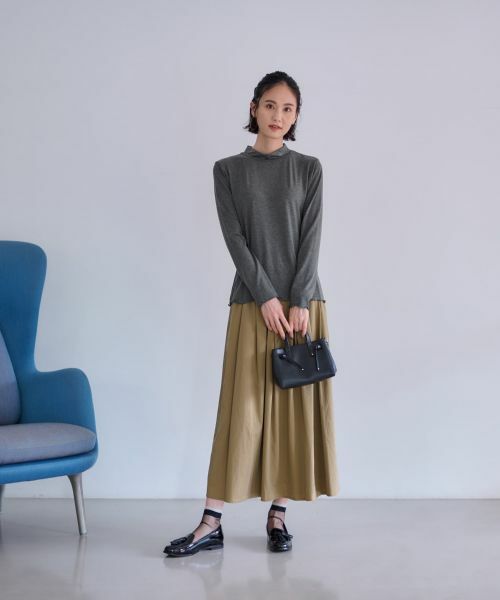 CARA O CRUZ / キャラ・オ・クルス カットソー | 洗えるハイネックカットソー【CoC by CARA O CRUZ】 | 詳細28