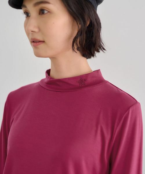 CARA O CRUZ / キャラ・オ・クルス カットソー | 洗えるハイネックカットソー【CoC by CARA O CRUZ】 | 詳細30