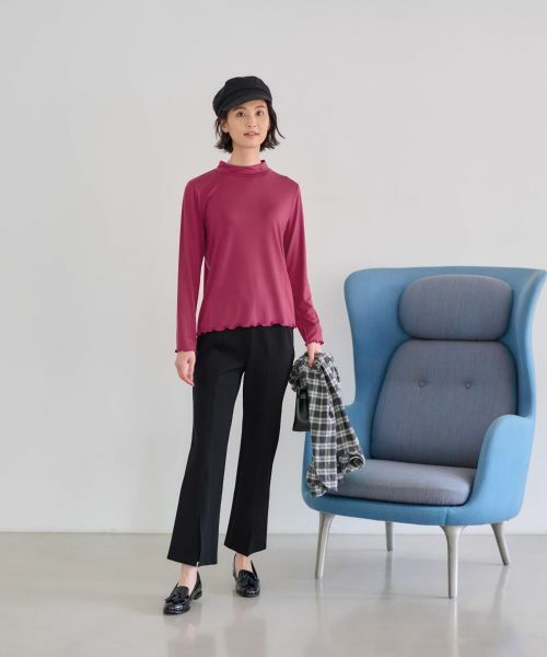 CARA O CRUZ / キャラ・オ・クルス カットソー | 洗えるハイネックカットソー【CoC by CARA O CRUZ】 | 詳細6