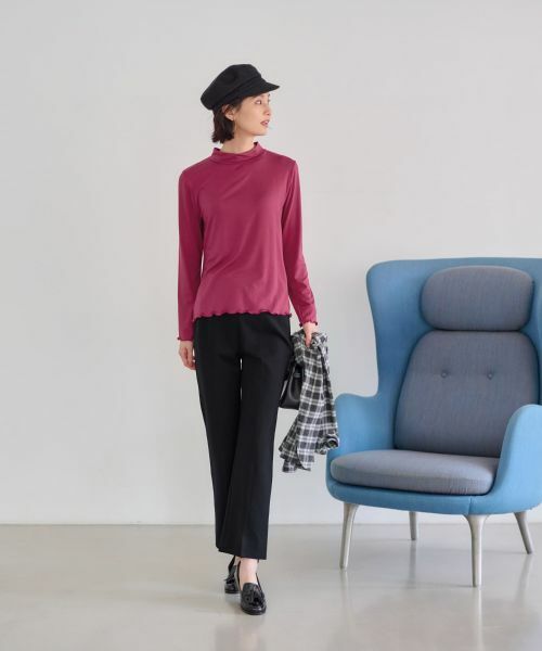 CARA O CRUZ / キャラ・オ・クルス カットソー | 洗えるハイネックカットソー【CoC by CARA O CRUZ】 | 詳細7