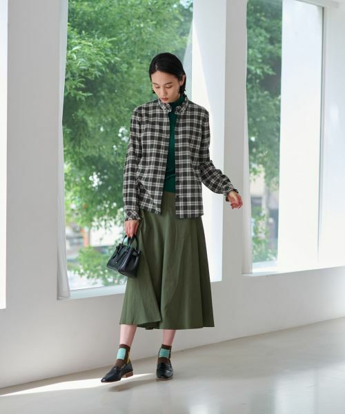 CARA O CRUZ / キャラ・オ・クルス ミニ・ひざ丈スカート | 洗えるロングフレアスカート【CoC by CARA O CRUZ】 | 詳細10