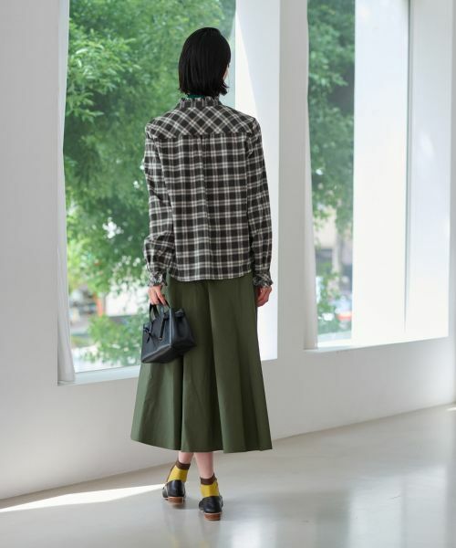 CARA O CRUZ / キャラ・オ・クルス ミニ・ひざ丈スカート | 洗えるロングフレアスカート【CoC by CARA O CRUZ】 | 詳細11