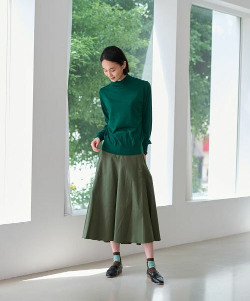 CARA O CRUZ / キャラ・オ・クルス ミニ・ひざ丈スカート | 洗えるロングフレアスカート【CoC by CARA O CRUZ】 | 詳細13