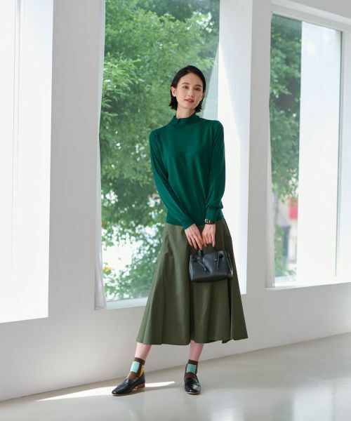 CARA O CRUZ / キャラ・オ・クルス ミニ・ひざ丈スカート | 洗えるロングフレアスカート【CoC by CARA O CRUZ】 | 詳細14