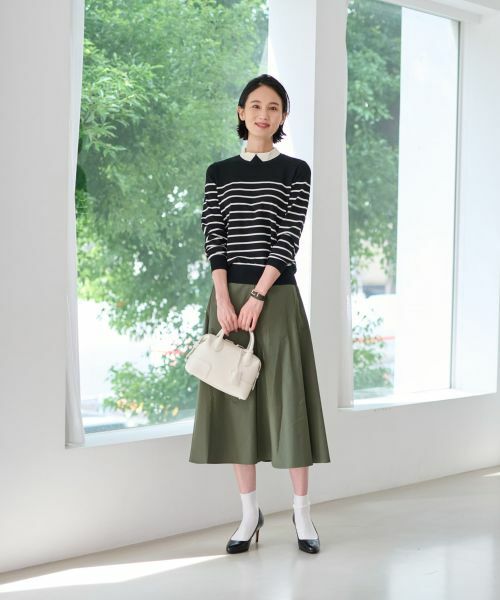 CARA O CRUZ / キャラ・オ・クルス ミニ・ひざ丈スカート | 洗えるロングフレアスカート【CoC by CARA O CRUZ】 | 詳細15