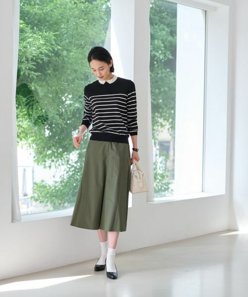 CARA O CRUZ / キャラ・オ・クルス ミニ・ひざ丈スカート | 洗えるロングフレアスカート【CoC by CARA O CRUZ】 | 詳細16