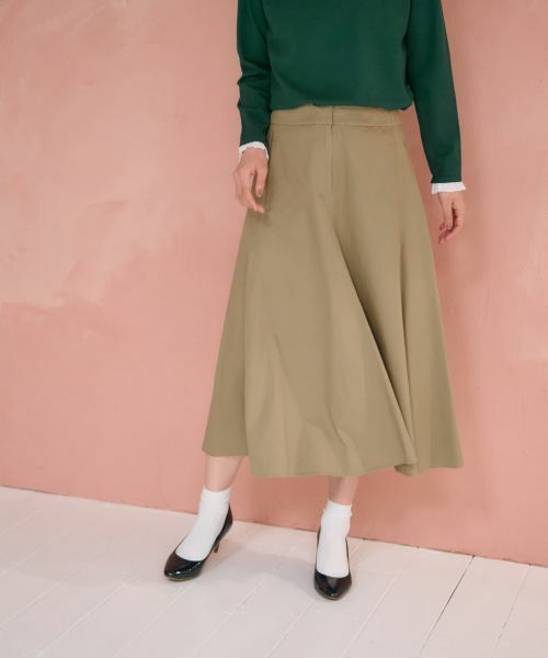 CARA O CRUZ / キャラ・オ・クルス ミニ・ひざ丈スカート | 洗えるロングフレアスカート【CoC by CARA O CRUZ】 | 詳細18