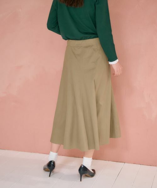 CARA O CRUZ / キャラ・オ・クルス ミニ・ひざ丈スカート | 洗えるロングフレアスカート【CoC by CARA O CRUZ】 | 詳細19