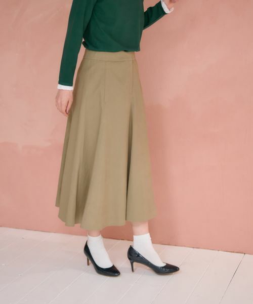 CARA O CRUZ / キャラ・オ・クルス ミニ・ひざ丈スカート | 洗えるロングフレアスカート【CoC by CARA O CRUZ】 | 詳細20