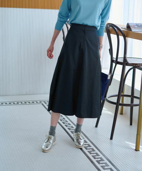 CARA O CRUZ / キャラ・オ・クルス ミニ・ひざ丈スカート | 洗えるロングフレアスカート【CoC by CARA O CRUZ】 | 詳細29