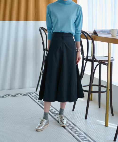 CARA O CRUZ / キャラ・オ・クルス ミニ・ひざ丈スカート | 洗えるロングフレアスカート【CoC by CARA O CRUZ】 | 詳細30