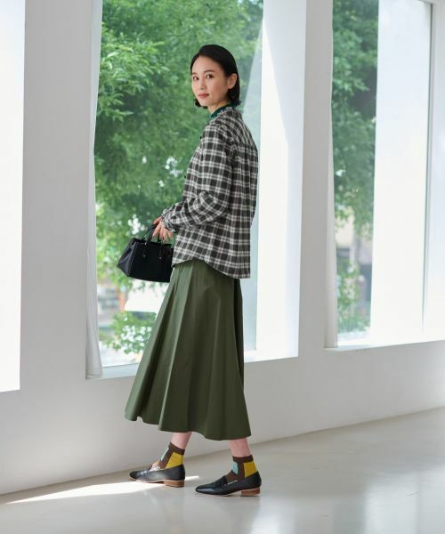 CARA O CRUZ / キャラ・オ・クルス ミニ・ひざ丈スカート | 洗えるロングフレアスカート【CoC by CARA O CRUZ】 | 詳細7