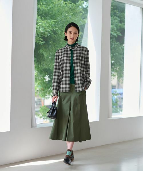 CARA O CRUZ / キャラ・オ・クルス ミニ・ひざ丈スカート | 洗えるロングフレアスカート【CoC by CARA O CRUZ】 | 詳細8