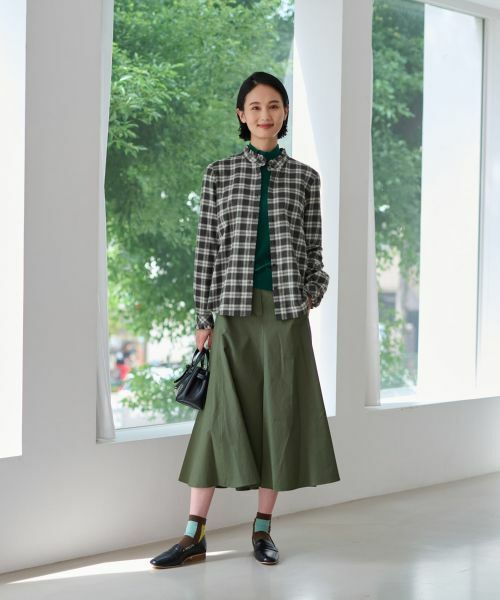 CARA O CRUZ / キャラ・オ・クルス ミニ・ひざ丈スカート | 洗えるロングフレアスカート【CoC by CARA O CRUZ】 | 詳細9