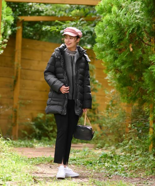 CARA O CRUZ / キャラ・オ・クルス その他パンツ | 洗える前裾スリットパンツ【CoC by CARA O CRUZ】 | 詳細5