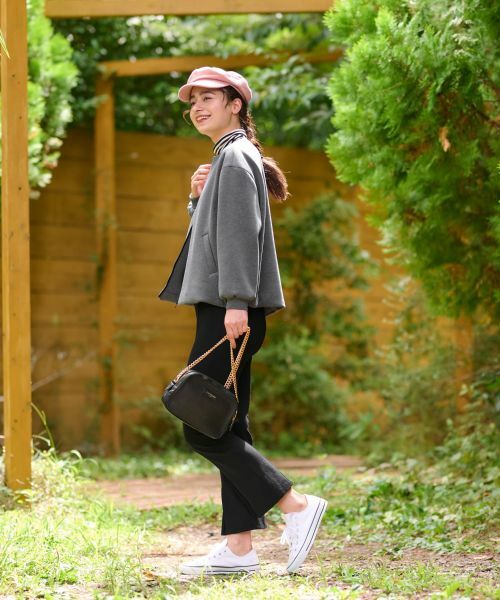 CARA O CRUZ / キャラ・オ・クルス その他パンツ | 洗える前裾スリットパンツ【CoC by CARA O CRUZ】 | 詳細9