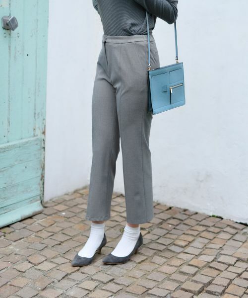 CARA O CRUZ / キャラ・オ・クルス その他パンツ | 【あったか】洗える 裏起毛後ろウエスト伸縮クロップドパンツ【CoC by CARA O CRUZ】 | 詳細21