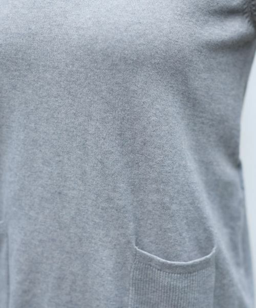 CARA O CRUZ / キャラ・オ・クルス ニット・セーター | 洗える 袖アーガイルのチュニックニット【CoC by CARA O CRUZ】 | 詳細25