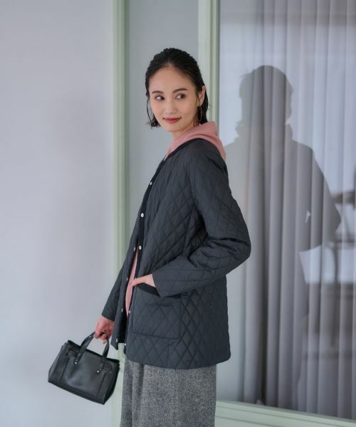 CARA O CRUZ / キャラ・オ・クルス テーラードジャケット | 【防寒】キルトジャケット【CoC by CARA O CRUZ】【あったか】 | 詳細12