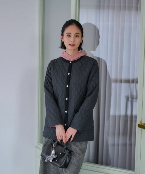 CARA O CRUZ / キャラ・オ・クルス テーラードジャケット | 【防寒】キルトジャケット【CoC by CARA O CRUZ】【あったか】 | 詳細13