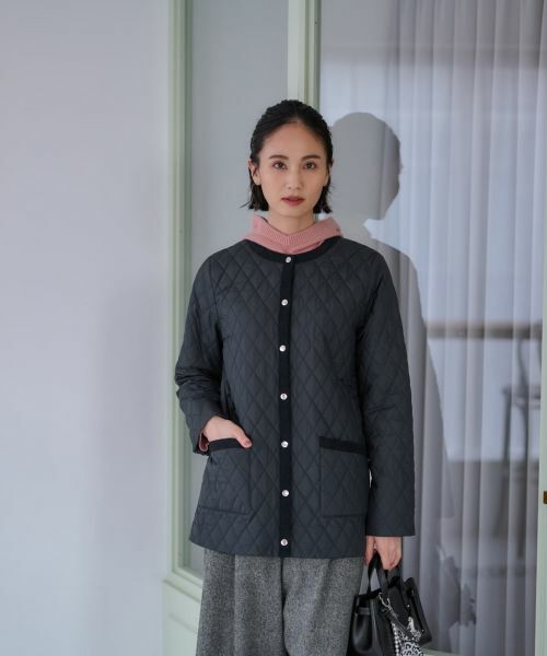 CARA O CRUZ / キャラ・オ・クルス テーラードジャケット | 【防寒】キルトジャケット【CoC by CARA O CRUZ】【あったか】 | 詳細14