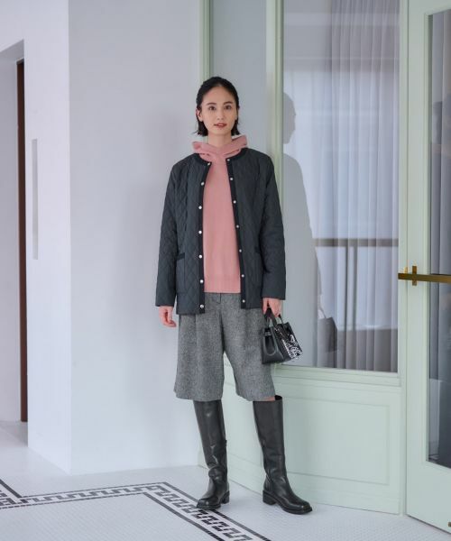 CARA O CRUZ / キャラ・オ・クルス テーラードジャケット | 【防寒】キルトジャケット【CoC by CARA O CRUZ】【あったか】 | 詳細16