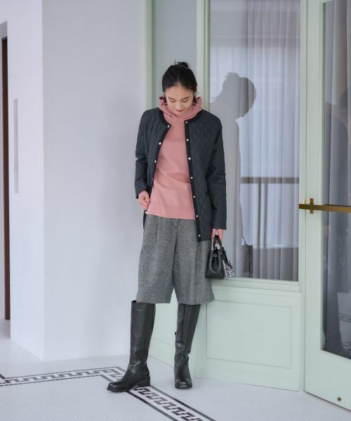 CARA O CRUZ / キャラ・オ・クルス テーラードジャケット | 【防寒】キルトジャケット【CoC by CARA O CRUZ】【あったか】 | 詳細17