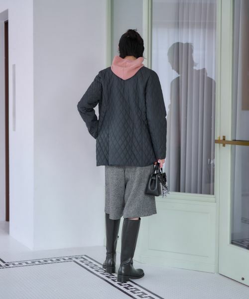 CARA O CRUZ / キャラ・オ・クルス テーラードジャケット | 【防寒】キルトジャケット【CoC by CARA O CRUZ】【あったか】 | 詳細20