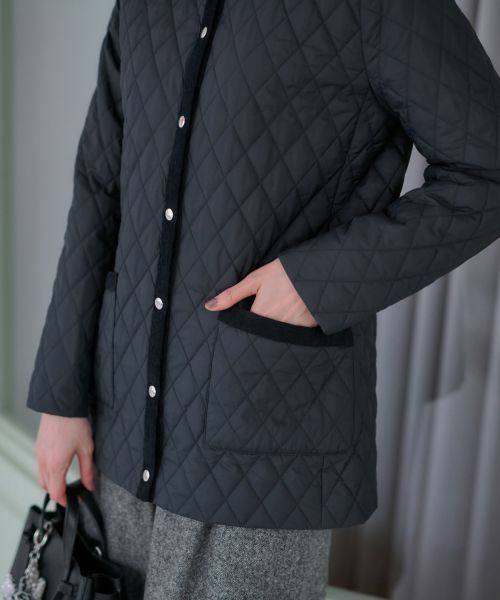 CARA O CRUZ / キャラ・オ・クルス テーラードジャケット | 【防寒】キルトジャケット【CoC by CARA O CRUZ】【あったか】 | 詳細22