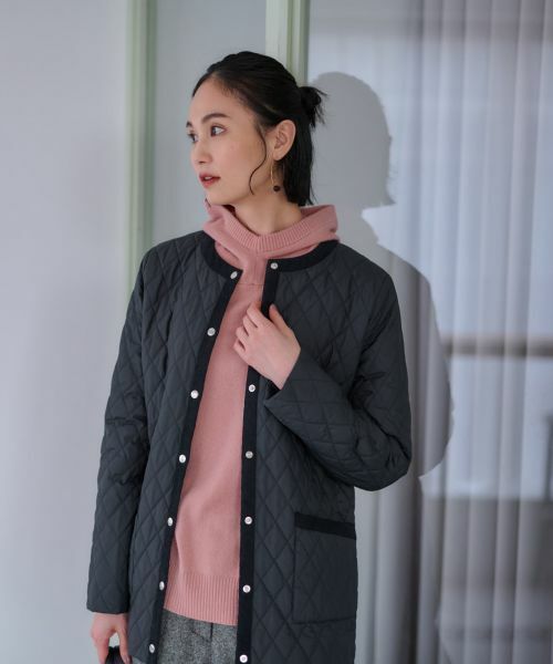 CARA O CRUZ / キャラ・オ・クルス テーラードジャケット | 【防寒】キルトジャケット【CoC by CARA O CRUZ】【あったか】 | 詳細8