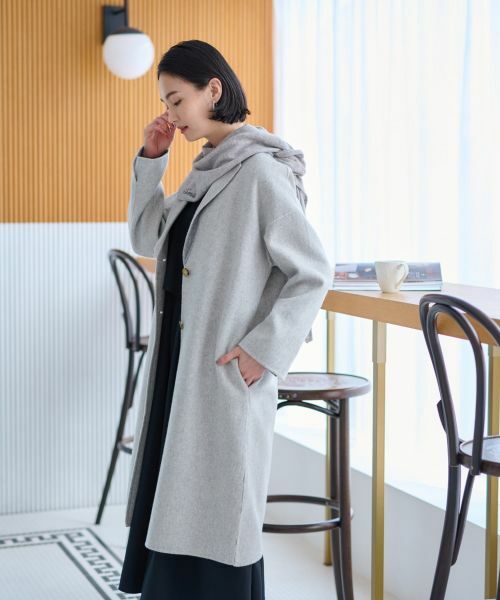 CARA O CRUZ / キャラ・オ・クルス その他アウター | チェスターコート【CoC by CARA O CRUZ】 | 詳細15