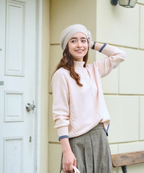 CARA O CRUZ / キャラ・オ・クルス ニット・セーター | バイカラーニット【MUSETTI】 | 詳細1