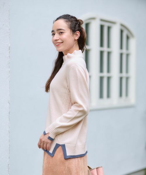 CARA O CRUZ / キャラ・オ・クルス ニット・セーター | バイカラーニット【MUSETTI】 | 詳細25