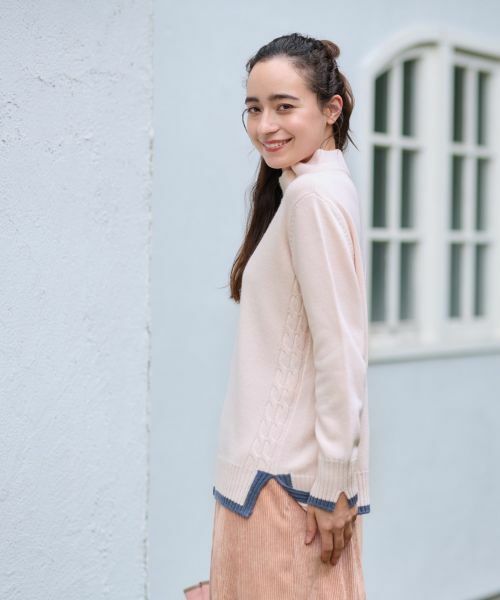 CARA O CRUZ / キャラ・オ・クルス ニット・セーター | バイカラーニット【MUSETTI】 | 詳細26