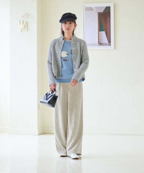 CARA O CRUZ / キャラ・オ・クルス テーラードジャケット | ニットジャケット【ANNE CLAIRE】 | 詳細11