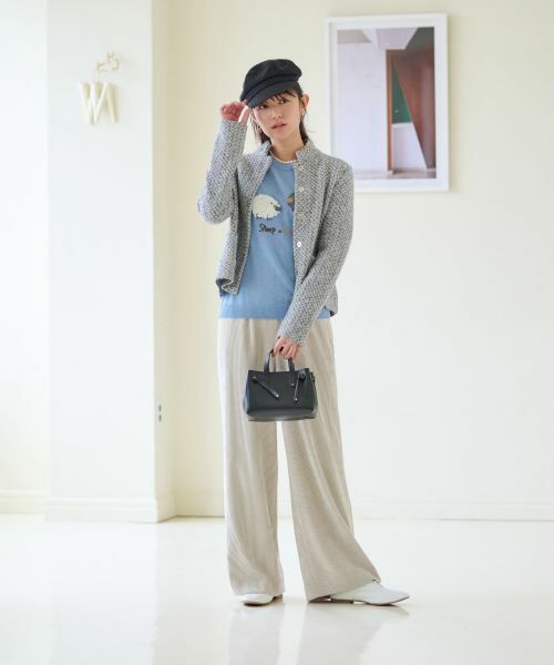 CARA O CRUZ / キャラ・オ・クルス テーラードジャケット | ニットジャケット【ANNE CLAIRE】 | 詳細12