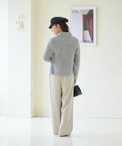 CARA O CRUZ / キャラ・オ・クルス テーラードジャケット | ニットジャケット【ANNE CLAIRE】 | 詳細15