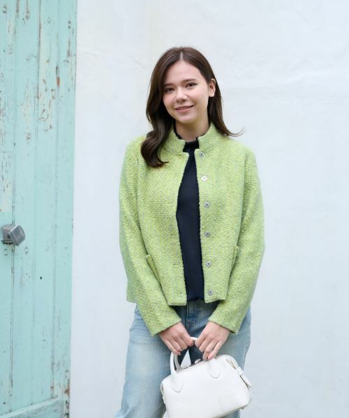 CARA O CRUZ / キャラ・オ・クルス テーラードジャケット | ニットジャケット【ANNE CLAIRE】 | 詳細2