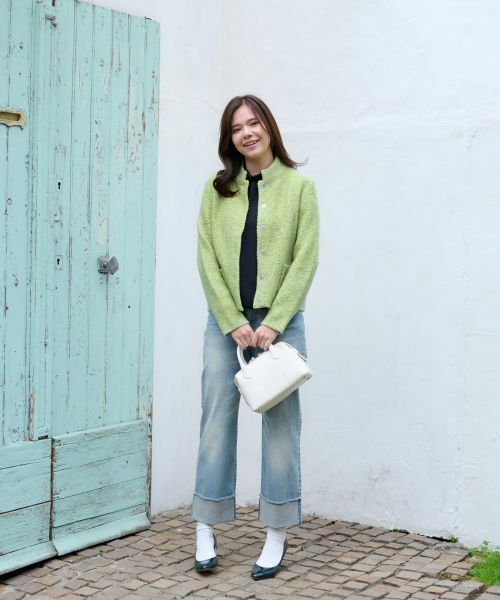 CARA O CRUZ / キャラ・オ・クルス テーラードジャケット | ニットジャケット【ANNE CLAIRE】 | 詳細3