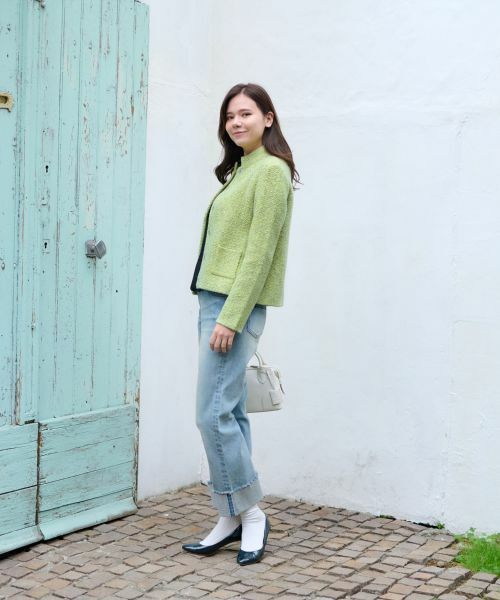 CARA O CRUZ / キャラ・オ・クルス テーラードジャケット | ニットジャケット【ANNE CLAIRE】 | 詳細5