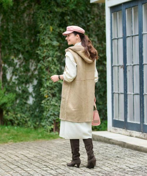 CARA O CRUZ / キャラ・オ・クルス テーラードジャケット | リバーシブルジレ【BETTA CORRADI】【あったか】 | 詳細20